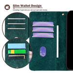 For Samsung Galaxy XCover7 Pro Case RFID Blocking Color Splicing PU Leather Wallet Phone Cover
