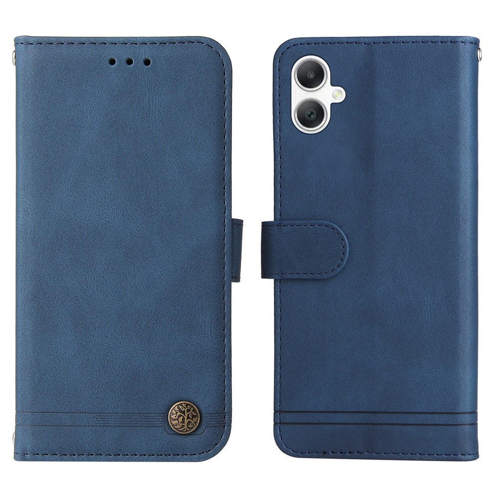 Läderplånboksfodral med Skin Touch-mobilskal, stativ och rem för Samsung Galaxy A08 5G / A08 4G / A07 4G / A07s 4G / A06 4G / A06 5G