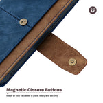 For Xiaomi 14 Ultra Case RFID Blocking Color Splicing PU Leather Wallet Phone Cover