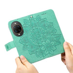 For Huawei nova 14 Ultra 5G Case Floral Pattern PU Leather Wallet Stand Phone Cover