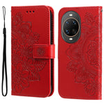 For Huawei nova 14 Ultra 5G Case Floral Pattern PU Leather Wallet Stand Phone Cover