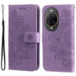 For Huawei nova 14 Ultra 5G Case Floral Pattern PU Leather Wallet Stand Phone Cover