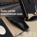 For Oppo Find X8s+ 5G Leather Case Wallet Stand Cover Irregular Tail Style with Chain Strap