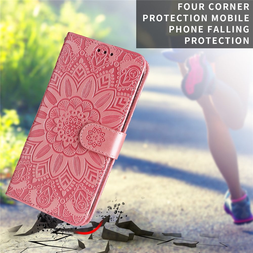 For Huawei nova 14 Ultra 5G Case Sunflower Imprint Leather Wallet Phone Cover