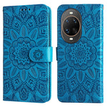 For Huawei nova 14 Ultra 5G Case Sunflower Imprint Leather Wallet Phone Cover
