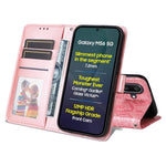 For Samsung Galaxy M56 5G Case Sunflower Imprint Leather Wallet Phone Cover
