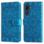 For Samsung Galaxy M56 5G Case Sunflower Imprint Leather Wallet Phone Cover