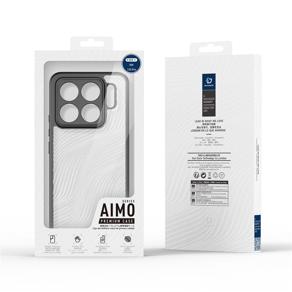 DUX DUCIS For Xiaomi 15S Pro Case  Aimo Series TPU+PC Matte Drop-proof Phone Cover (REACH Certification)