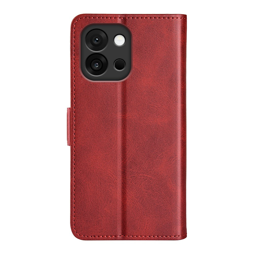 For OnePlus 13T 5G Case Calf Texture Leather Wallet Phone Cover