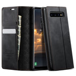 CASEME For Samsung Galaxy S10 Plus Case  033 Series RFID Blocking Wallet Stand Calf Texture Leather Phone Cover