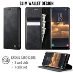CASEME For Samsung Galaxy S10 Plus Case  033 Series RFID Blocking Wallet Stand Calf Texture Leather Phone Cover