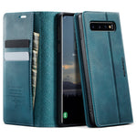 CASEME For Samsung Galaxy S10 Plus Case  033 Series RFID Blocking Wallet Stand Calf Texture Leather Phone Cover