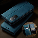 CASEME For Samsung Galaxy S20 5G / Galaxy S20 4G Case 033 Series RFID Blocking Wallet Stand Calf Texture Leather Phone Cover