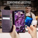 CASEME For Samsung Galaxy S20 Ultra Case  033 Series RFID Blocking Wallet Stand Calf Texture Leather Phone Cover