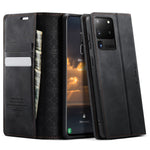 CASEME For Samsung Galaxy S20 Ultra Case  033 Series RFID Blocking Wallet Stand Calf Texture Leather Phone Cover