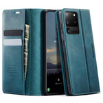 CASEME For Samsung Galaxy S20 Ultra Case  033 Series RFID Blocking Wallet Stand Calf Texture Leather Phone Cover