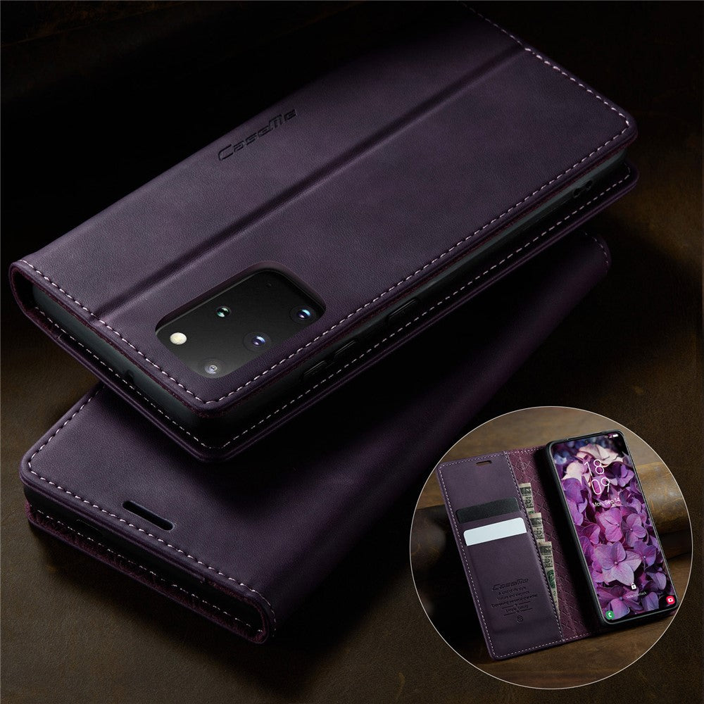 CASEME For Samsung Galaxy S20 Plus 5G / Galaxy S20 Plus 4G Case  033 Series RFID Blocking Wallet Stand Calf Texture Leather Phone Cover