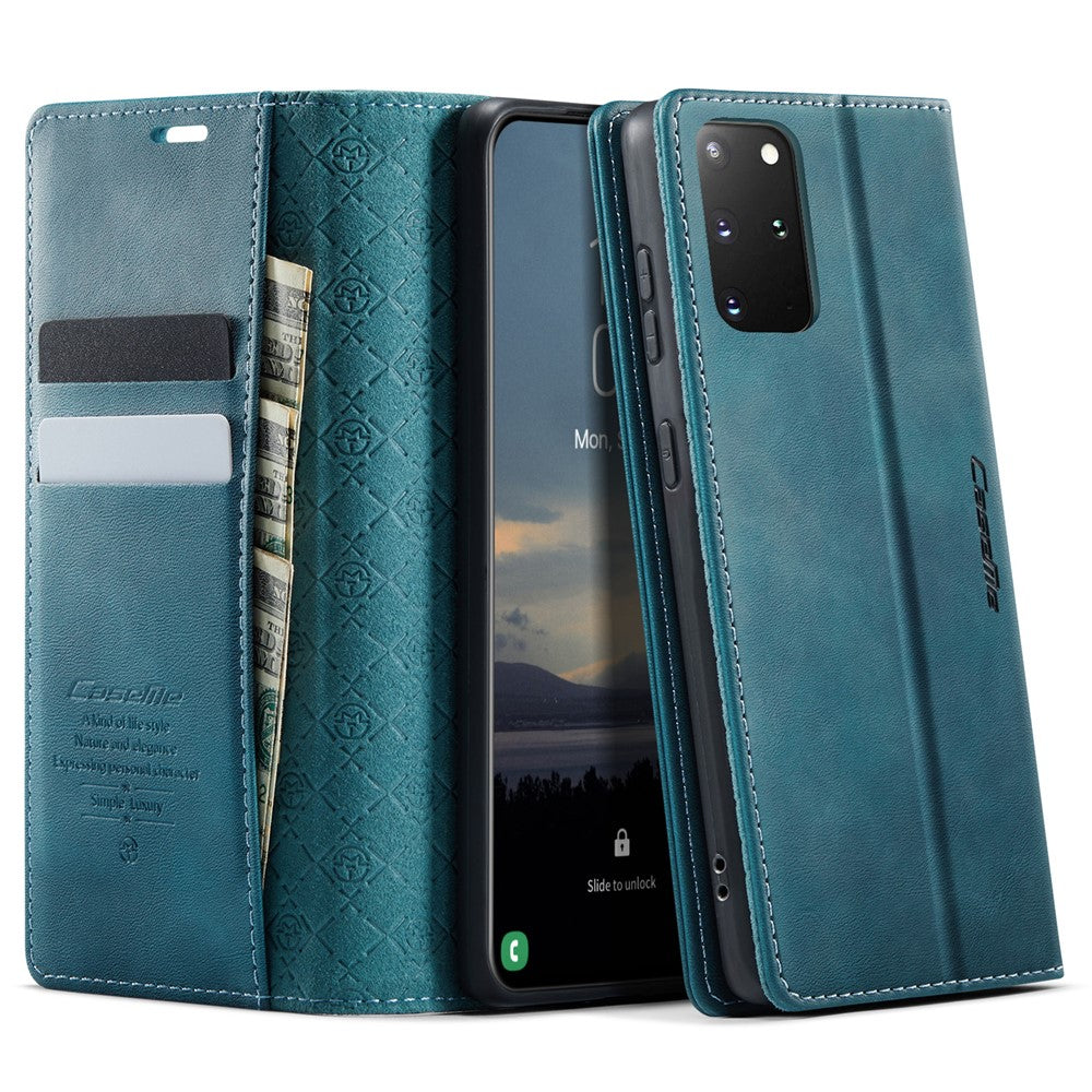 CASEME For Samsung Galaxy S20 Plus 5G / Galaxy S20 Plus 4G Case  033 Series RFID Blocking Wallet Stand Calf Texture Leather Phone Cover