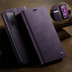 CASEME For Samsung Galaxy S20 FE Case  033 Series RFID Blocking Wallet Stand Calf Texture Leather Phone Cover