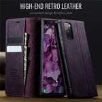 CASEME For Samsung Galaxy S20 FE Case  033 Series RFID Blocking Wallet Stand Calf Texture Leather Phone Cover
