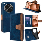 For Oppo Find X8 Ultra 5G Case RFID Blocking Color Splicing PU Leather Wallet Phone Cover