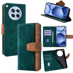 For Oppo Find X8s 5G Case RFID Blocking Color Splicing PU Leather Wallet Phone Cover
