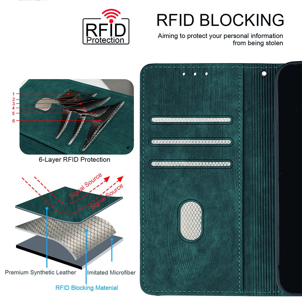 For Oppo Find X8s 5G Case RFID Blocking Color Splicing PU Leather Wallet Phone Cover