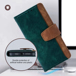 For Oppo Find X8s 5G Case RFID Blocking Color Splicing PU Leather Wallet Phone Cover