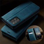 CASEME For Samsung Galaxy A52s 5G / Galaxy A52 4G / Galaxy A52 5G Case  033 Series RFID Blocking Wallet Stand Calf Texture Leather Phone Cover