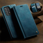 CASEME For Samsung Galaxy A52s 5G / Galaxy A52 4G / Galaxy A52 5G Case  033 Series RFID Blocking Wallet Stand Calf Texture Leather Phone Cover