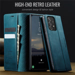 CASEME For Samsung Galaxy A52s 5G / Galaxy A52 4G / Galaxy A52 5G Case  033 Series RFID Blocking Wallet Stand Calf Texture Leather Phone Cover