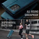 CASEME For Samsung Galaxy A52s 5G / Galaxy A52 4G / Galaxy A52 5G Case  033 Series RFID Blocking Wallet Stand Calf Texture Leather Phone Cover