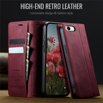 CASEME 033 Series For iPhone 17e / 16e Case RFID Blocking Wallet Stand Calf Texture Leather Phone Cover