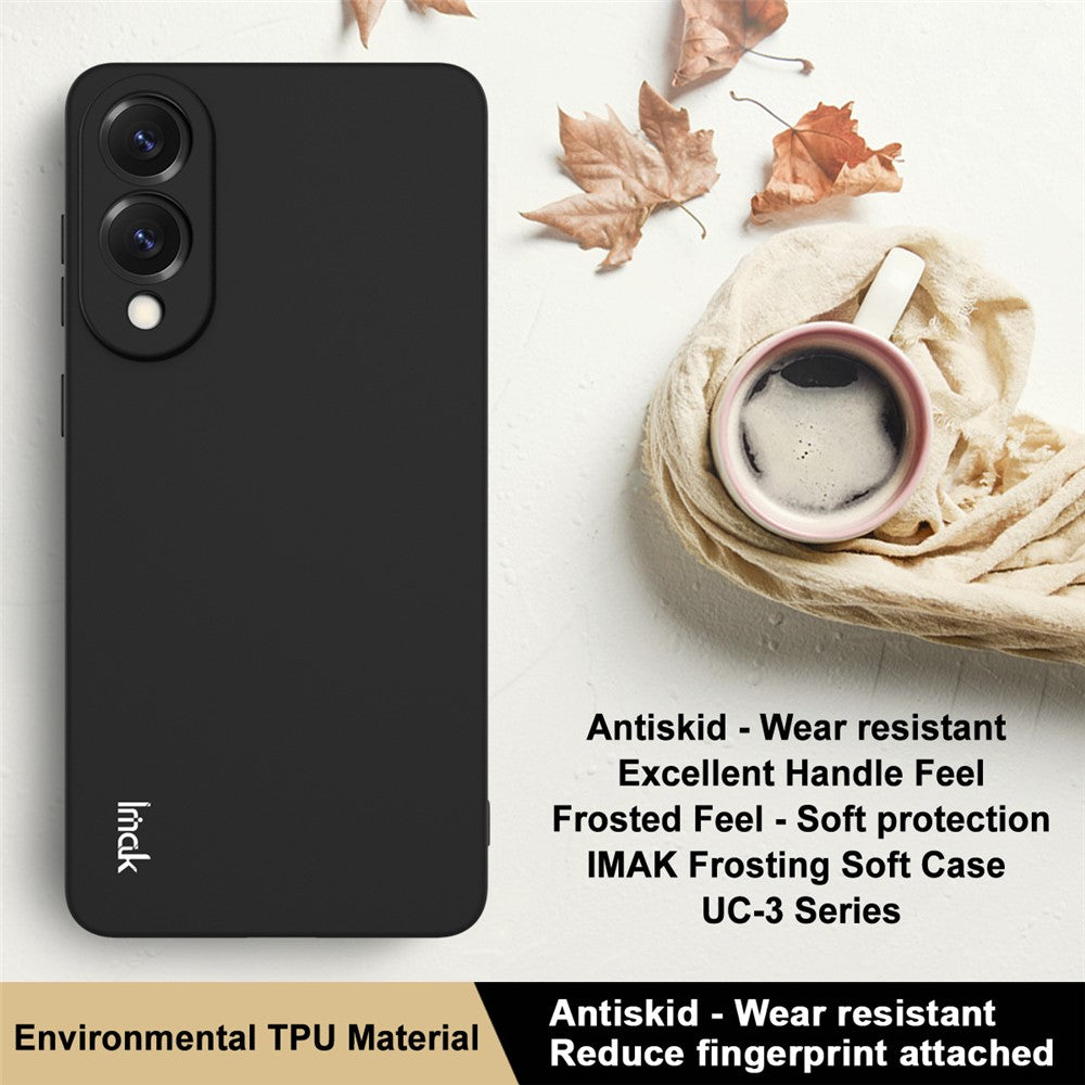 IMAK UC-3 Series for Samsung Galaxy S25 Edge Case Matte Anti Fingerprint Soft TPU Cover
