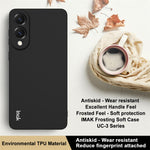IMAK UC-3 Series for Samsung Galaxy S25 Edge Case Matte Anti Fingerprint Soft TPU Cover