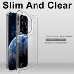 IMAK UX-5 Series til Honor 400 Pro 5G (Global) Cover Stødabsorberende TPU Klart Slankt Bagcover