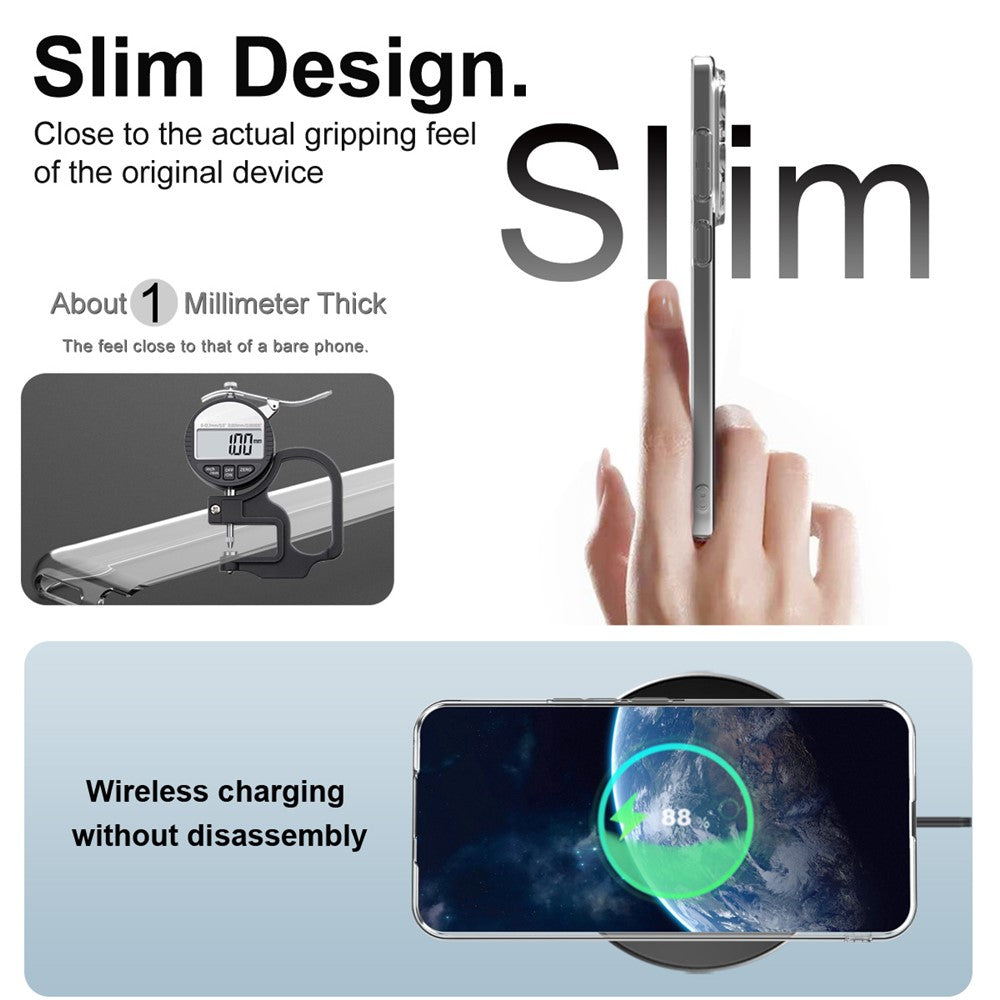 IMAK UX-5 Series til Honor 400 Pro 5G (Global) Cover Stødabsorberende TPU Klart Slankt Bagcover