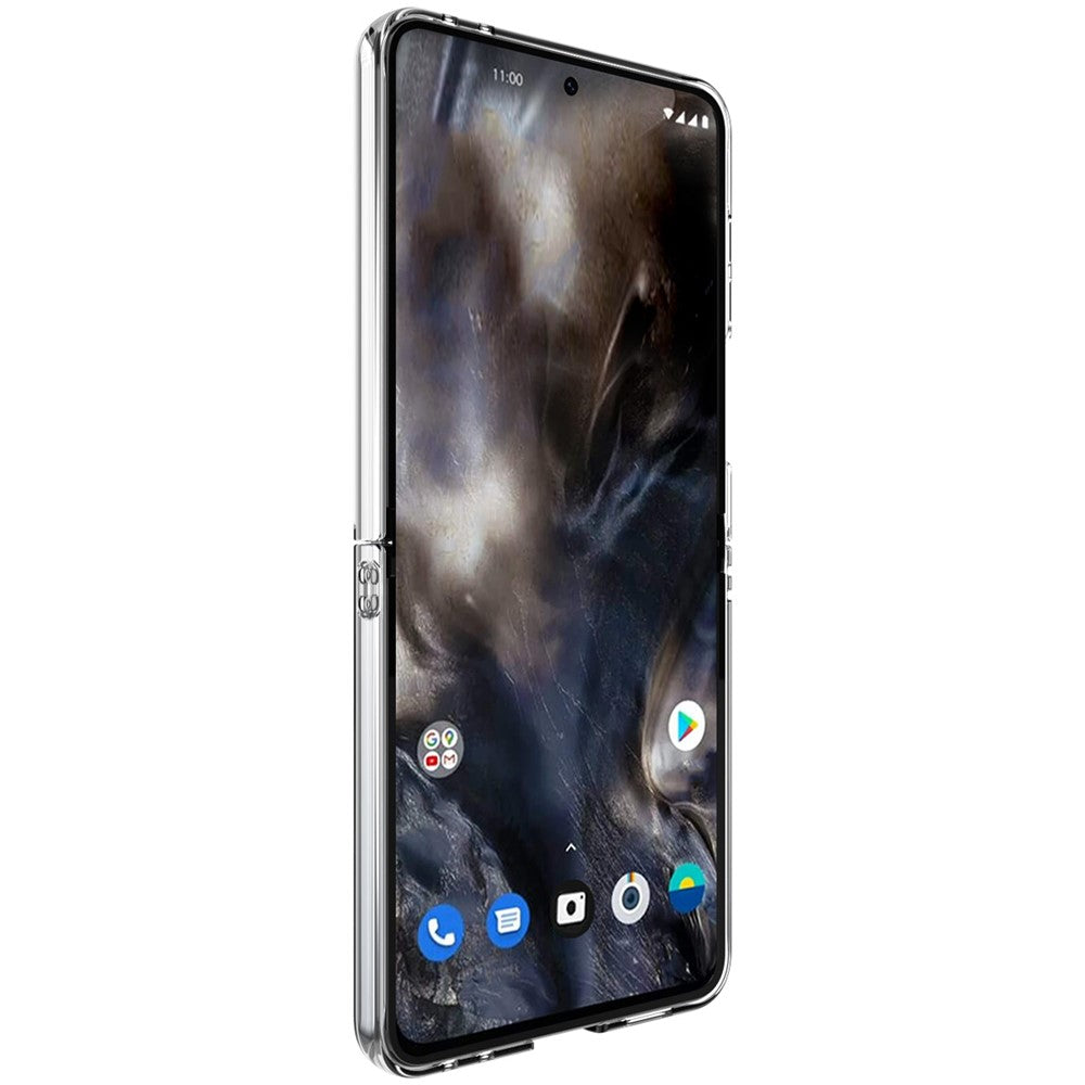 IMAK Crystal Case II Pro til Samsung Galaxy Z Flip7 5G etui Klart PC telefoncover (øvre cover + nedre cover)