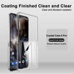 IMAK Crystal Case II Pro til Samsung Galaxy Z Flip7 5G etui Klart PC telefoncover (øvre cover + nedre cover)