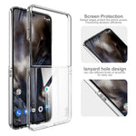 IMAK Crystal Case II Pro til Samsung Galaxy Z Flip7 5G etui Klart PC telefoncover (øvre cover + nedre cover)