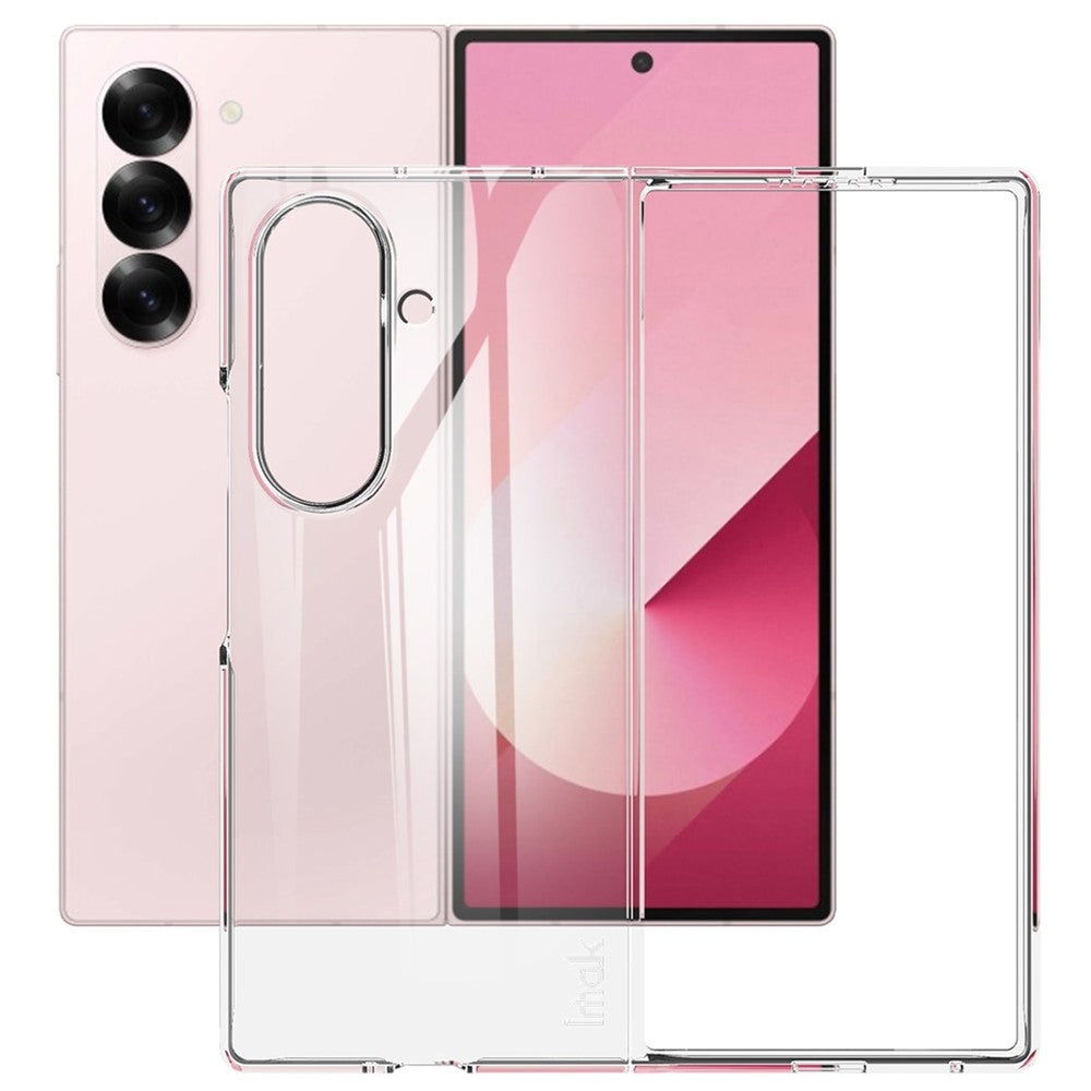 IMAK Crystal Case II Pro for Samsung Galaxy Z Fold7 5G Case Clear PC Phone Cover (Upper Cover + Lower Cover)