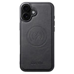 SUTENI Q-05 For iPhone 16 Case Detachable Wallet Stand Litchi Texture Leather Flip Phone Cover