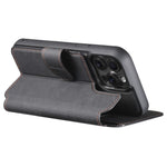 SUTENI Q-05 Til iPhone 15 Pro Max Cover Aftagelig Pung Stand Litchi Tekstur Læder Flip Telefon Cover