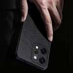 For Oppo Reno14 Pro 5G (Global) Case Wood Texture PU Leather Coated PC TPU Phone Cover