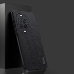 For Huawei nova 14 Pro 5G Case Wood Texture PU Leather Coated PC TPU Phone Cover