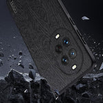 For Huawei nova 14 Pro 5G Case Wood Texture PU Leather Coated PC TPU Phone Cover