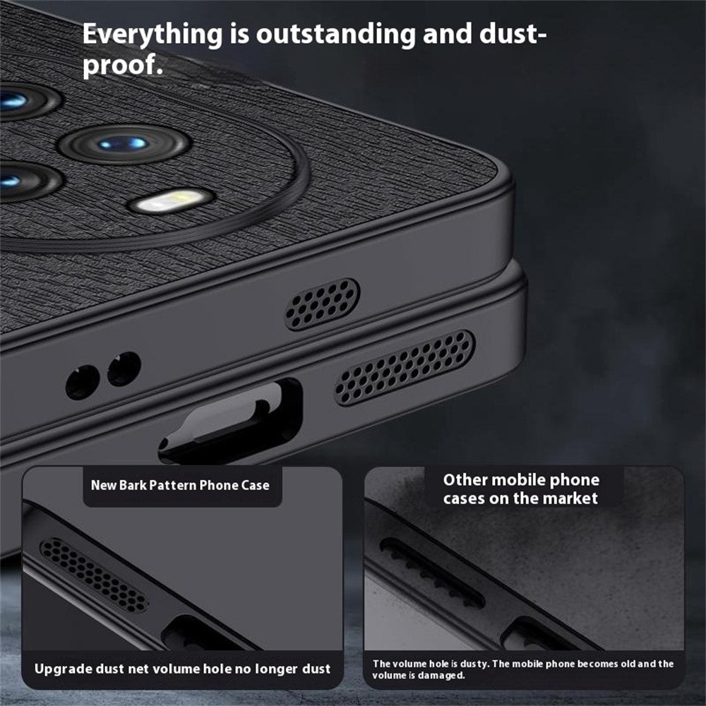 For Huawei nova 14 Ultra 5G Case Wood Texture PU Leather Coated PC TPU Phone Cover