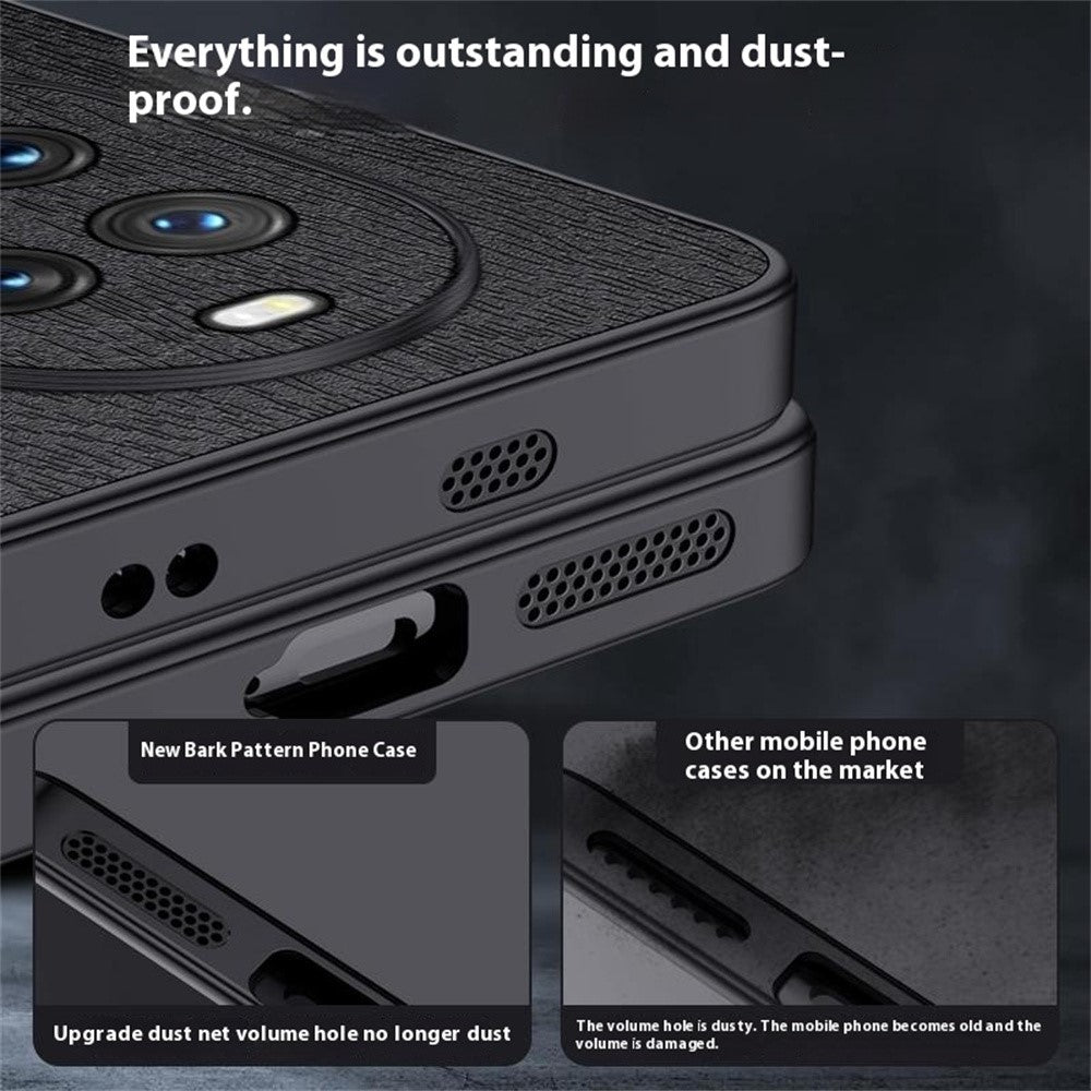 For Huawei nova 14 5G Case Wood Texture PU Leather Coated PC TPU Phone Cover