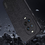 For Huawei nova 14 5G Case Wood Texture PU Leather Coated PC TPU Phone Cover
