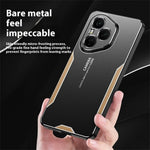 For Honor 400 Pro 5G (Global) Telefoncover Aluminiumslegering TPU PC Bagcover